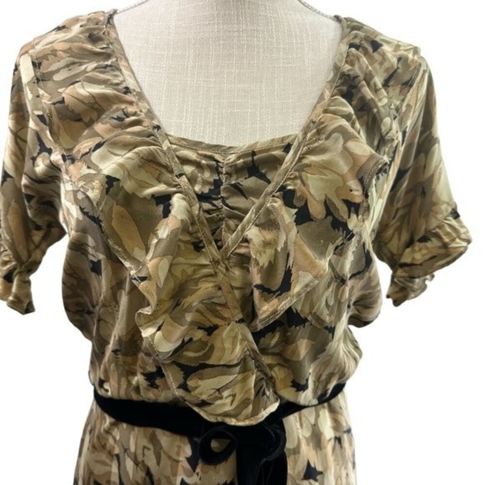Betsey Johnson Vintage Silk Floral Dress Women's Romantic 1990s Y2K Boho Sz 4 - Picture 5 of 16